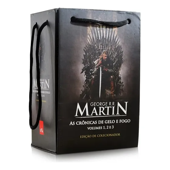 Livro As Crônicas De Gelo E Fogo - Caixa Com 3 Volumes - George R. R. Martin [2011]