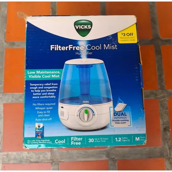 Humidificador Vicks Filter Free Coll Mist Usado