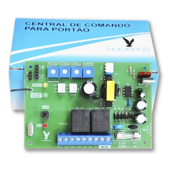 Placa Para Motor Garen Unisystem Central De Comando Hombrus