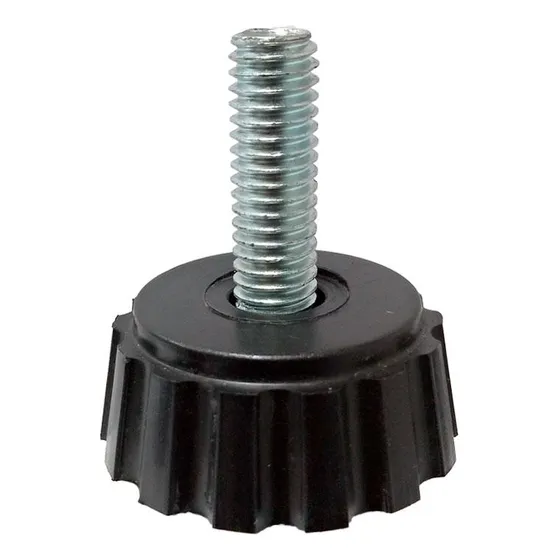 Pé Regulavel Nivelador Base 40mm - 3/8'' X 28 Com 25 Peças