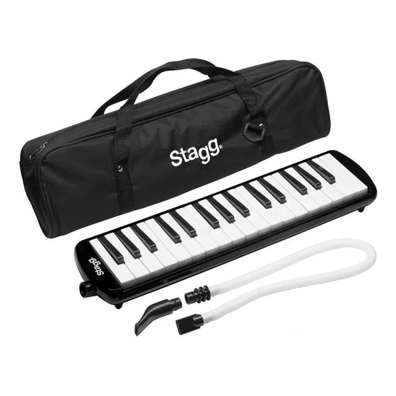 Stagg Melodica Negra Piano 32 Notas Con Estuche Bk