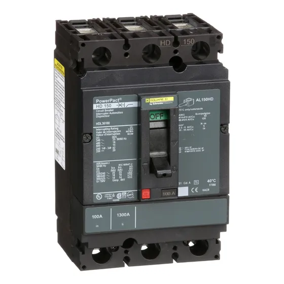 Interruptor Termomagnético Square D Hdl36100 3x100amp 18ka