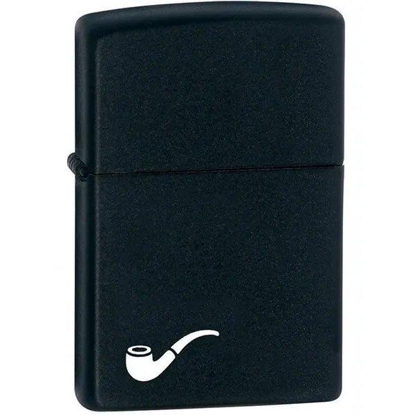 Encendedor Zippo Para Pipa Negro Mate - Cod 218pl