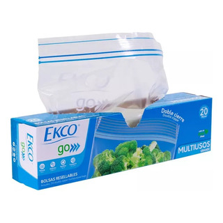 20 Bolsas Rellenables Ekco Para Alimentos Doble Zipper 26.5 20 Bolsas Rellenables Ekco Para Alimentos Doble Zipper 26.5