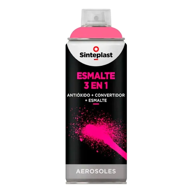 Pintura Sinteplast Esmalte Sintético 3 En 1 Aerosol Fucsia