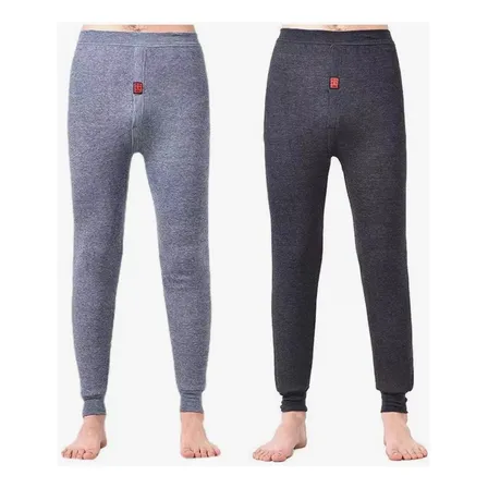 Pack 6 Calza De Polar Para Hombre Invierno Calzoncillo Largo
