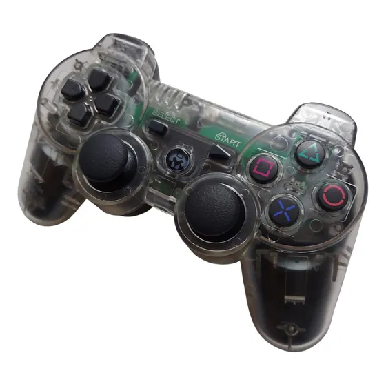 Controle Sem Fio Dualshock3 Sixaxis Para Ps3 - Transparente