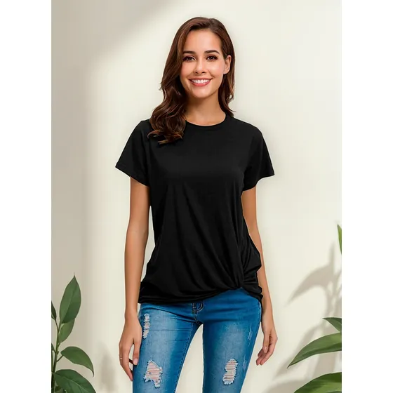 Remeras Lisas Mujer Manga Corta Algodón 24 Colores! 