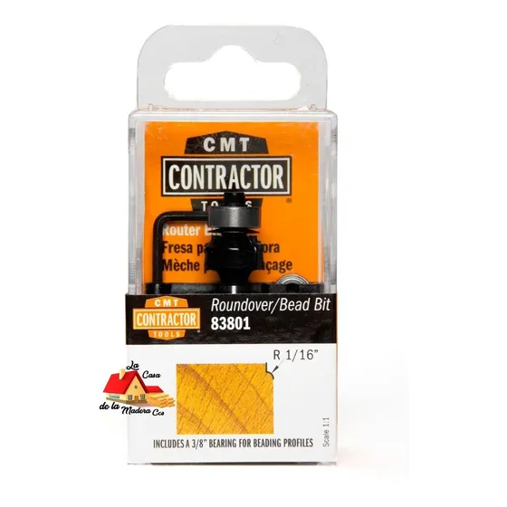 Fresa O Mecha Para Trompo O Router Cmt 83801 R. 1/16