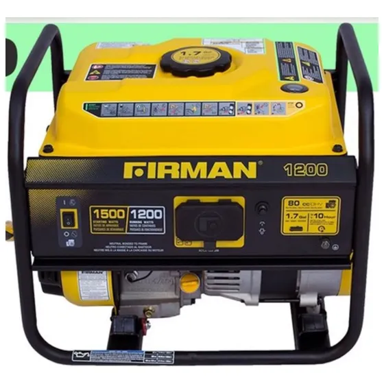 Generador Firman 1500 Monofásico 110v 4 Tiempos