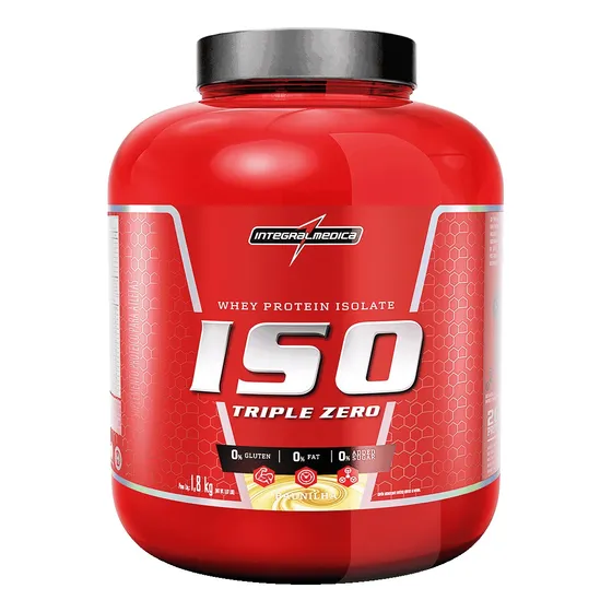 Iso Triple Zero 1,8kg Integralmedica - Whey 100% Isolado