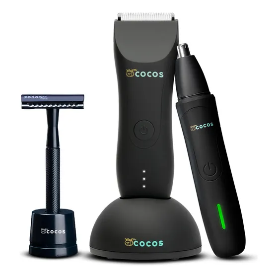 Kit Rasuradora, Trimmer + Safety - Perfect Trio Mycocos® Color Negro