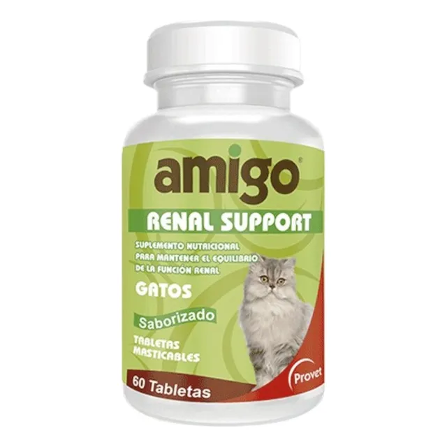 Provet Amigo Renal Support Gatos 60tab Suplemento Renal