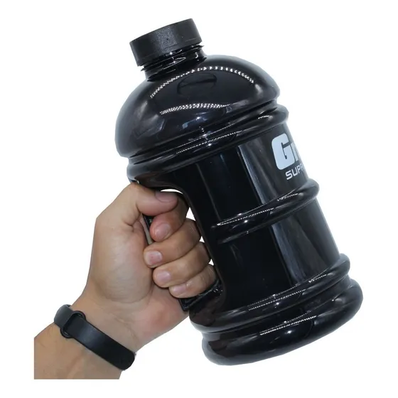 Garrafa Galao De Agua Preto 2 Litros Academia Treino Growth