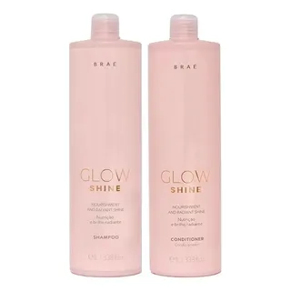 Braé Kit Glow Shine Shampoo 1 Litro + Condicionador 1 Litro Braé Kit Glow Shine Shampoo 1 Litro + Condicionador 1 Litro