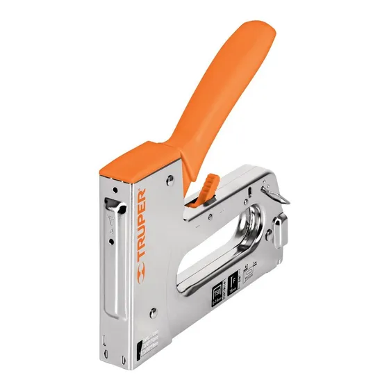 Truper ET-50 engrapadora y clavadora uso pesado con 1000 grapas 