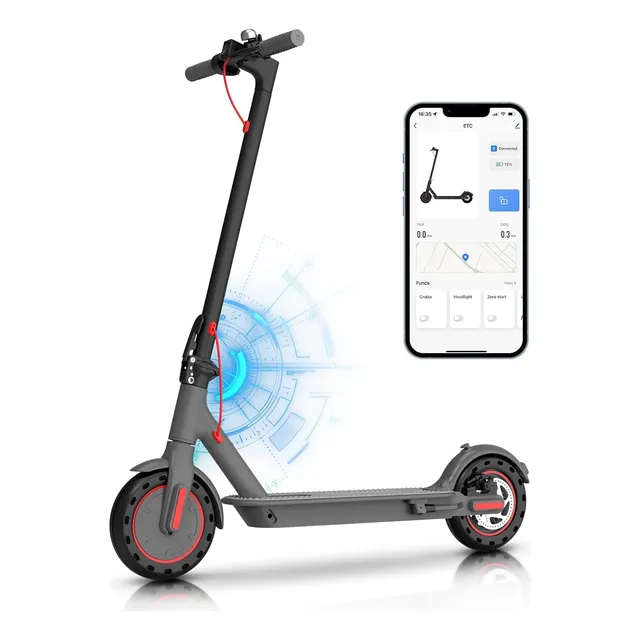 Scooter Electrico Motor Neumatico Milla Largo Alcance Para