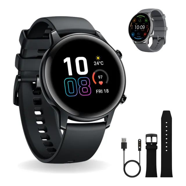 Relógio Smartwatch Inteligente A Prova Dagua Com 2 Pulseiras