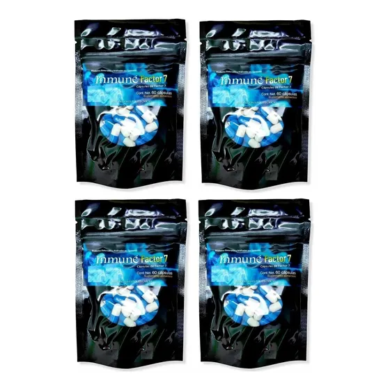 4 X 60 Cáps C/u Factor De Transferencia Inmuné Factor 7 F7i