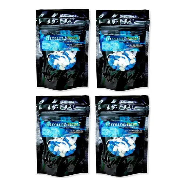 4 X 60 Cáps C/u Factor De Transferencia Inmuné Factor 7 F7i
