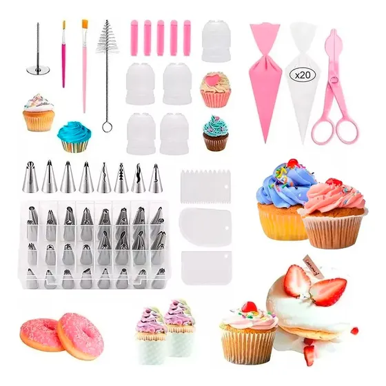 Juego De Repostería Completo Gadnic 83 Picos Manga Tijera