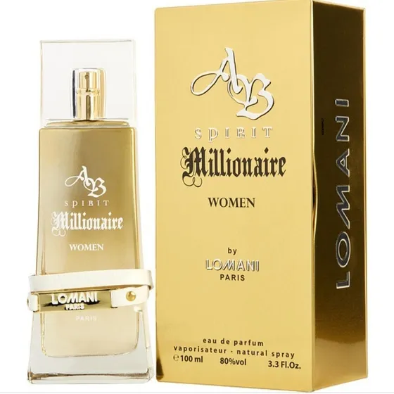 Perfume Ab Spirit Millionaire By Lomani Dama Original 100ml