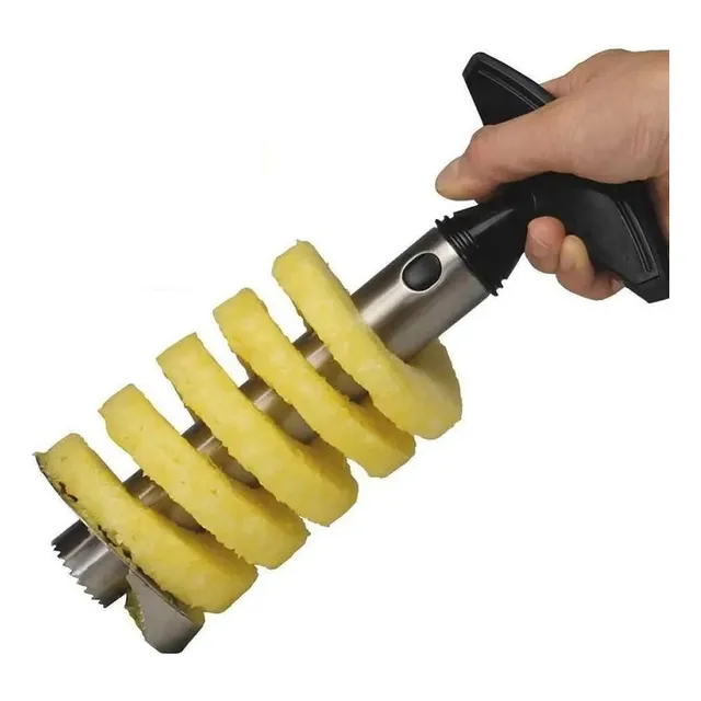 Pelador Cortador De Piña Acero Inoxidable Rebanada Corte