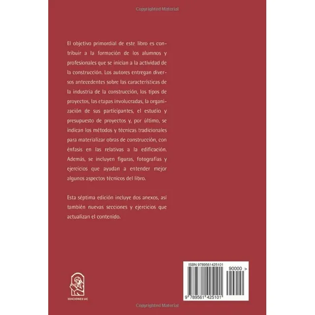 Libro: Procesos Y Técnicas De Construccion: Septima Edición