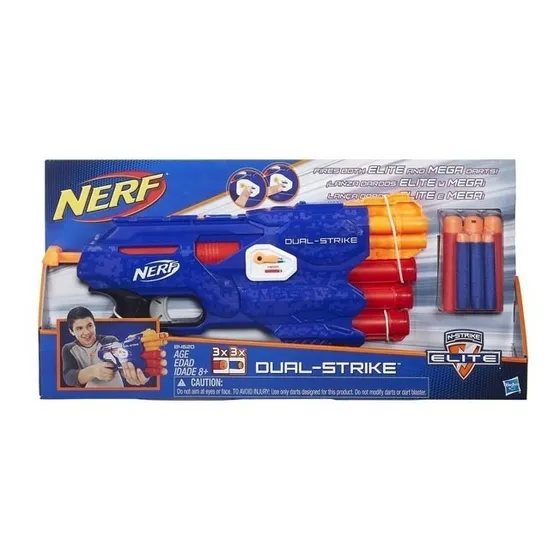 Nerf N-strike Dual Strike - Arma Niño Hasbro Elite Mega