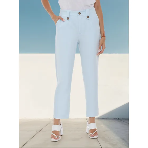 Pantalón Crep Sastrero Bolonia Mujer