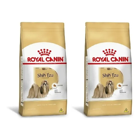 Ração Shih Tzu Adulto 2,5kg Royal Canin Kit 2 Unidades