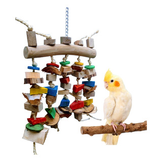 Juguete Colgante Para Aves Pajaros Loros Pericos Masticar Juguete Colgante Para Aves Pajaros Loros Pericos Masticar