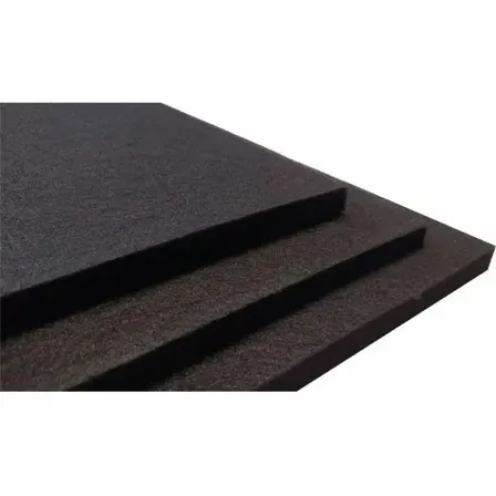 Painel Lã De Pet 1200 X 600 X 50mm - Densidade 35 Kg/m³ Preto