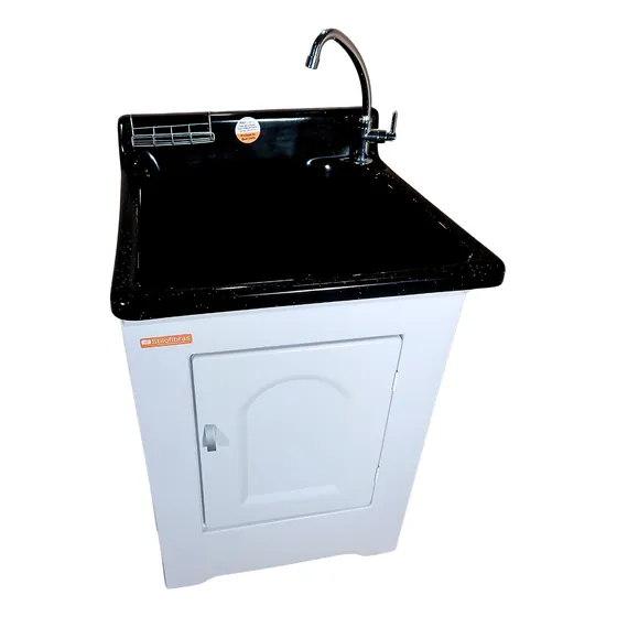 Gabinete Em Plástico Abs + Tanque De Fibra 40l Área Externa