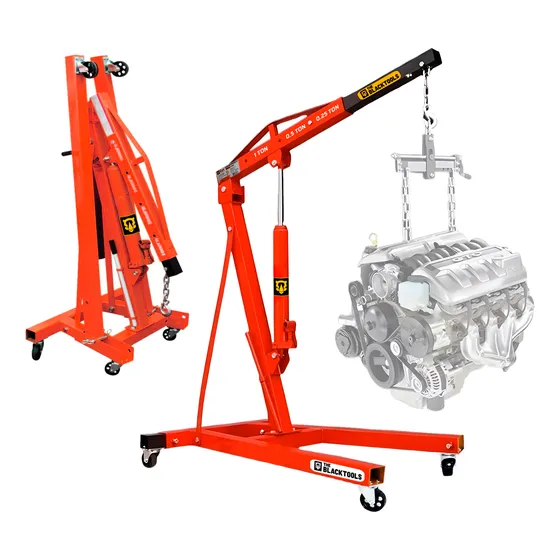 Guincho Hidráulico 1t Dobrável Girafa + Prolongador
