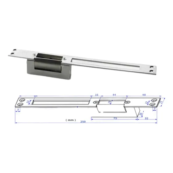 Hembrilla Electrica Para Puerta 12vdc N/o