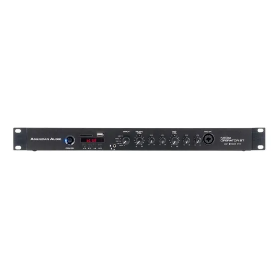 Controlador De Audio American Audio Media Operator Bt Color Negro