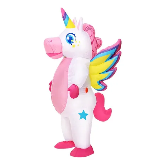 Kooy Disfraz Inflable De Unicornio Disfraz Inflable Para De