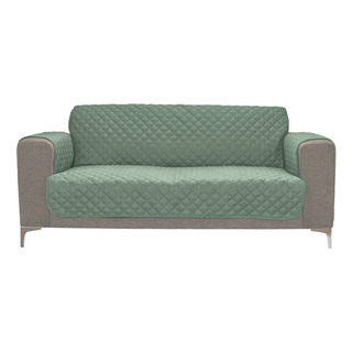 Protector De Sillón Dos Vistas 3 Plazas Verde Olivo Lisa Protector De Sillón Dos Vistas 3 Plazas Verde Olivo Lisa