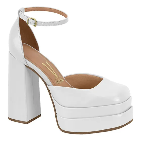 Maxi Plataforma Eco Cuero Blanco
