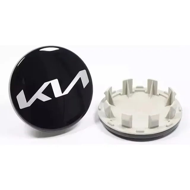 Tapas Centrales Emblema De Aro Para Kia 5.8 Cm. 4 Unidades