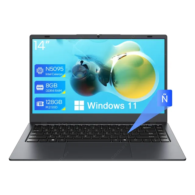 Laptop Intel Celeron 8g Ram 128g Ssd Win 11 14inch Notebook