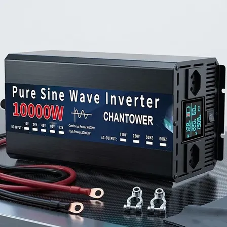 Inversor De Energia 10000w 12v-220v Onda Senoidal Pura