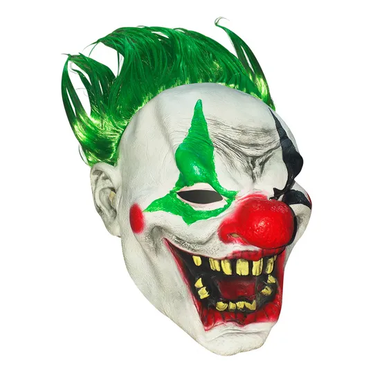 Mascara Payaso Pelo Verde
