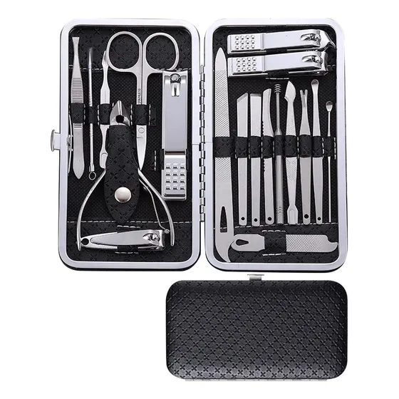 19pzs Set Manicura Y Pedicura Et Manicura Aceros Inoxidables