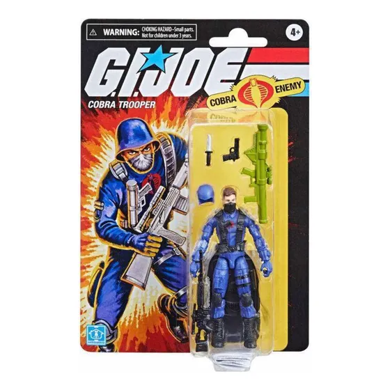 Action Figure G.i. Joe Retro Cobra Trooper Cobra Enemy 9.5cm