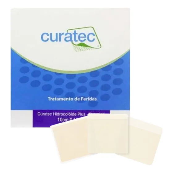 Kit 5 Curativos Curatec Hidrocoloide Extra Fino 10x10 Oferta