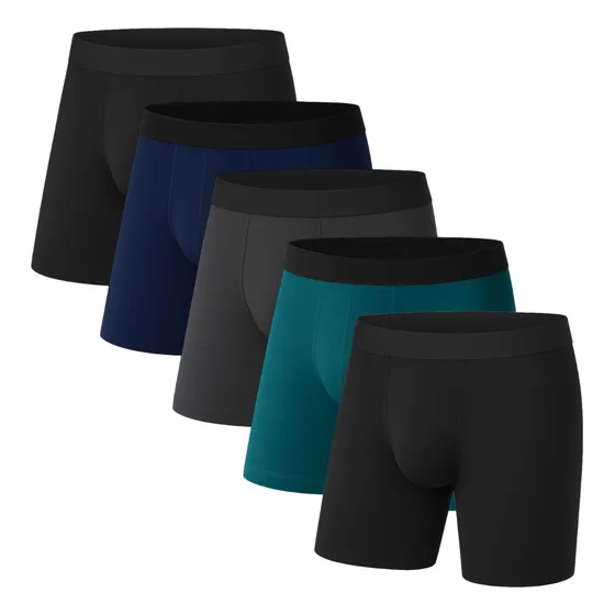 (x5) Paquete Surtido Boxer Hombre Talla Grande Ropa Interior