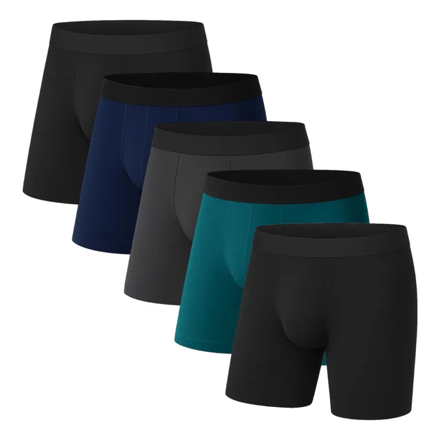 (x5) Paquete Surtido Boxer Hombre Talla Grande Ropa Interior