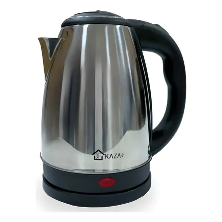 Chaleira Elétrica Kaza+ 1,8l Inox Aquecimento Rápido Inox 127v